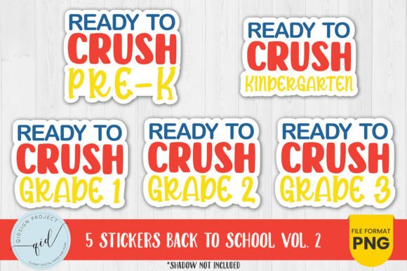 5 Back to School Stickers Vol. 2
