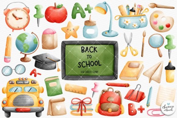 Back to School Clipart, School Clipart: A Practical Guide for Creators and Businesses