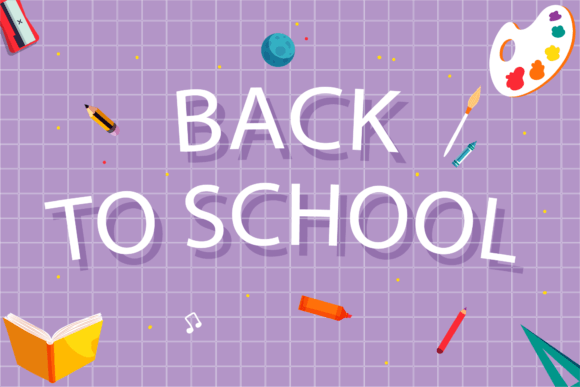 Back to School Graphic Design Background: A Creative Resource for Students and Educators