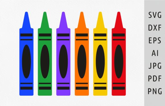 Crayon Svg Back to School Teacher Svg