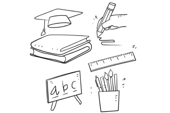 Doodle Back to School Icon Collection: A Creative Tool for Educators and Designers