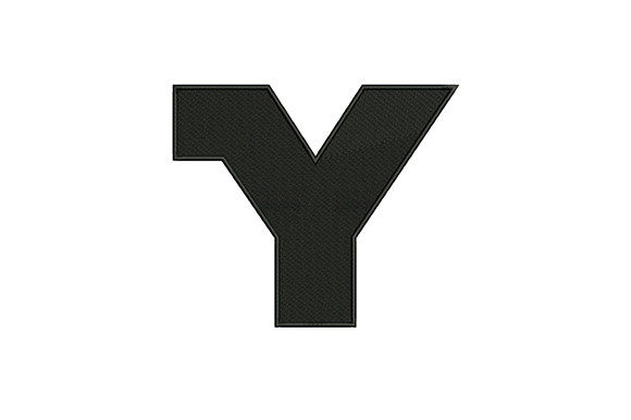 Letter Y Embroidery Design