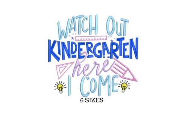 Watch Out: The Perfect Embroidery Design for Your Kid’s First Day of Kindergarten