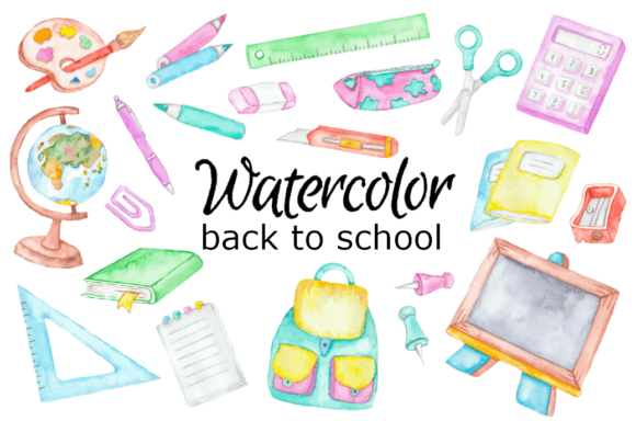 Watercolor Clipart Back to School: Creative Solutions for Every Project